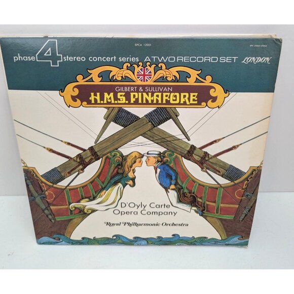 Gilbert & Sullivan H.M.S. Pinafore D'Oyly Carte Opera Company London Records - Picture 2 of 8
